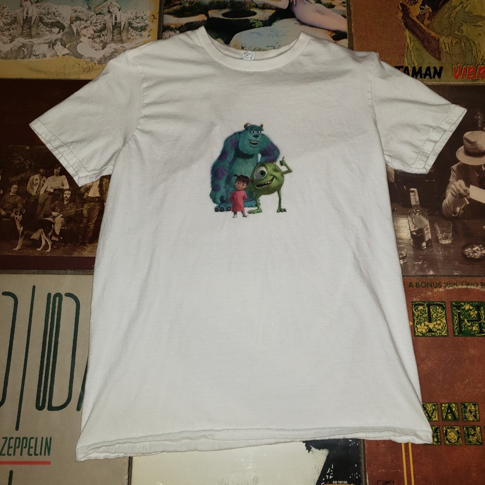 Monsters Inc. T shirt Sully, Mike,& Boo size Med